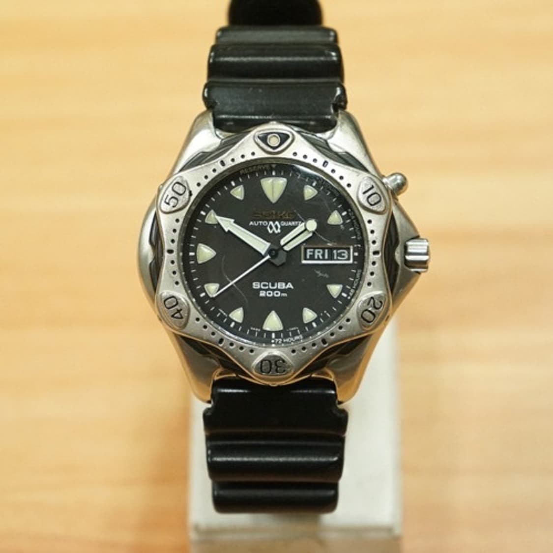 90s 세이코 starfish 5m23-7a10 다이버 오토 쿼츠 시계 상품이미지1