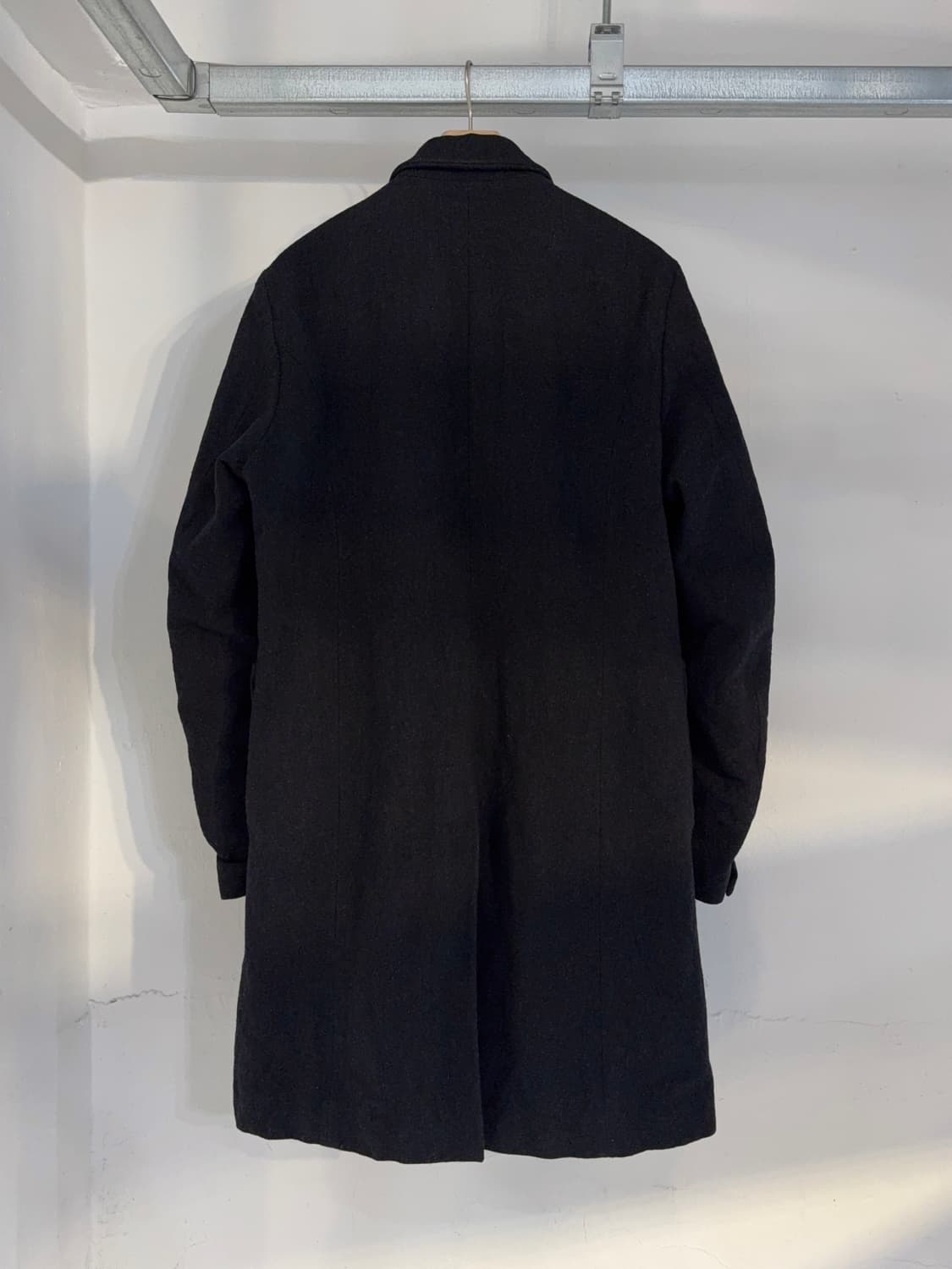 포엠 보헤미안 헤비울 싱글 코트 블랙 48 상품이미지4