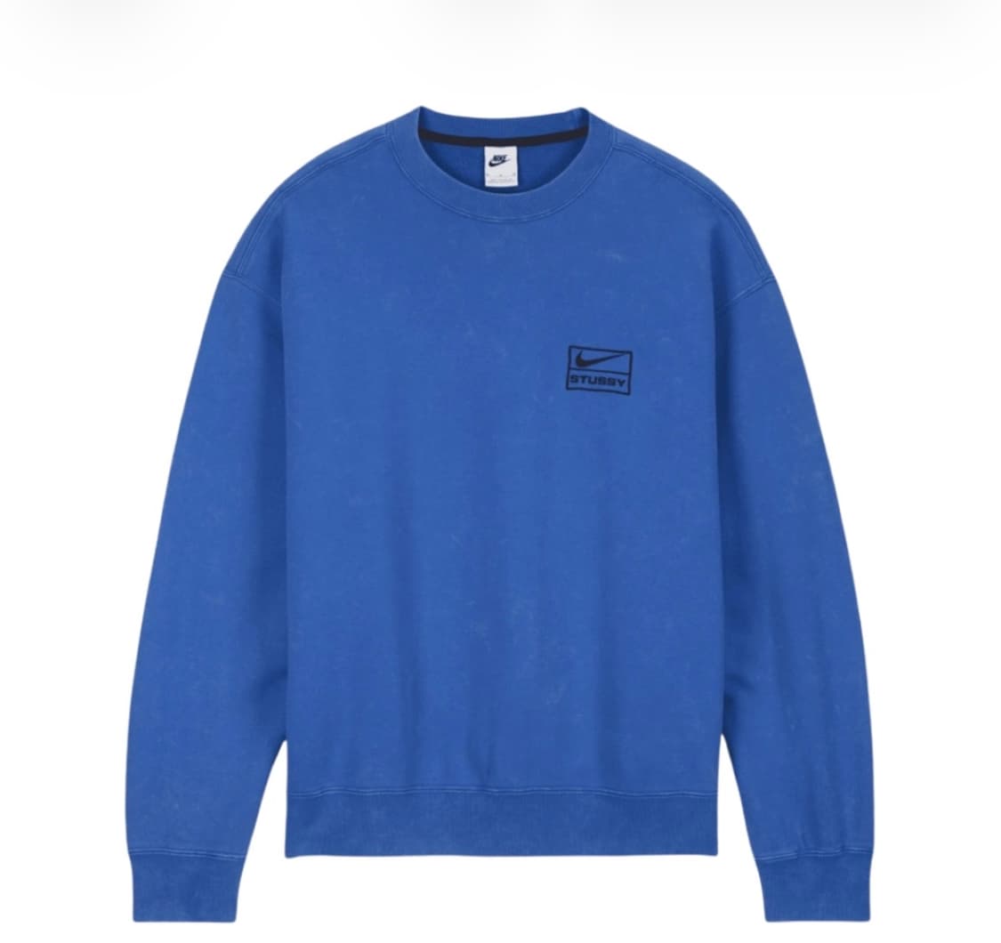나이키x스투시 나투시 맨투맨 블루 상품이미지1