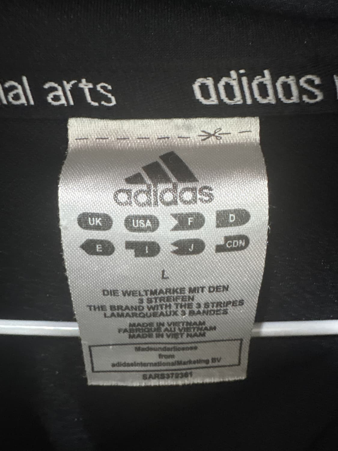 아디다스 져지(블랙 L) 상품이미지2