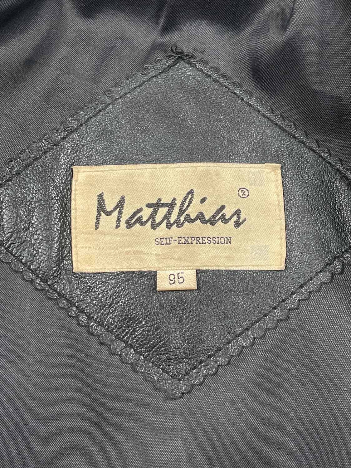 빈티지 쉽스킨 봄버자켓 상품이미지7