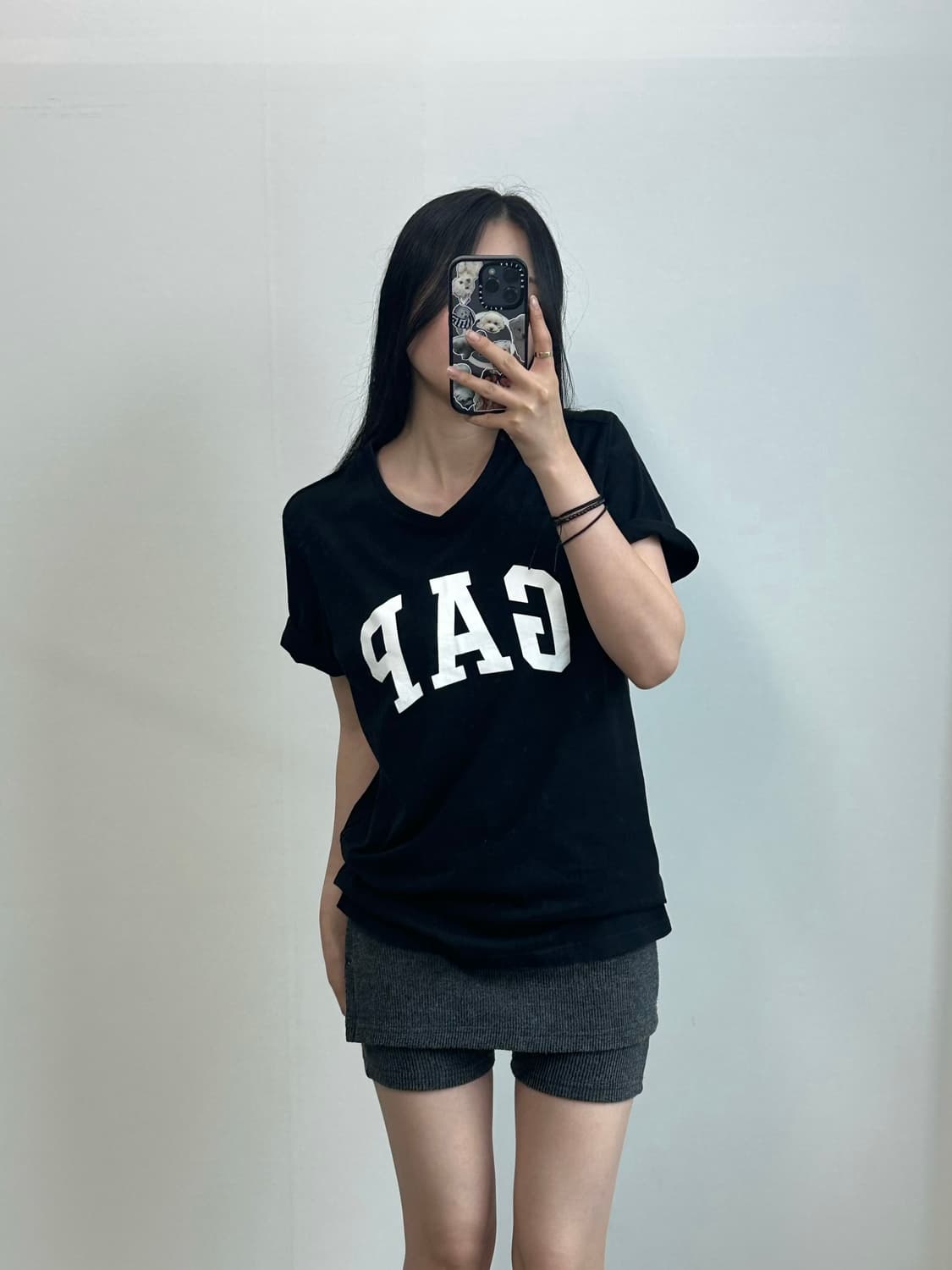 Gap 갭 블랙 반팔 티셔츠 상품이미지1