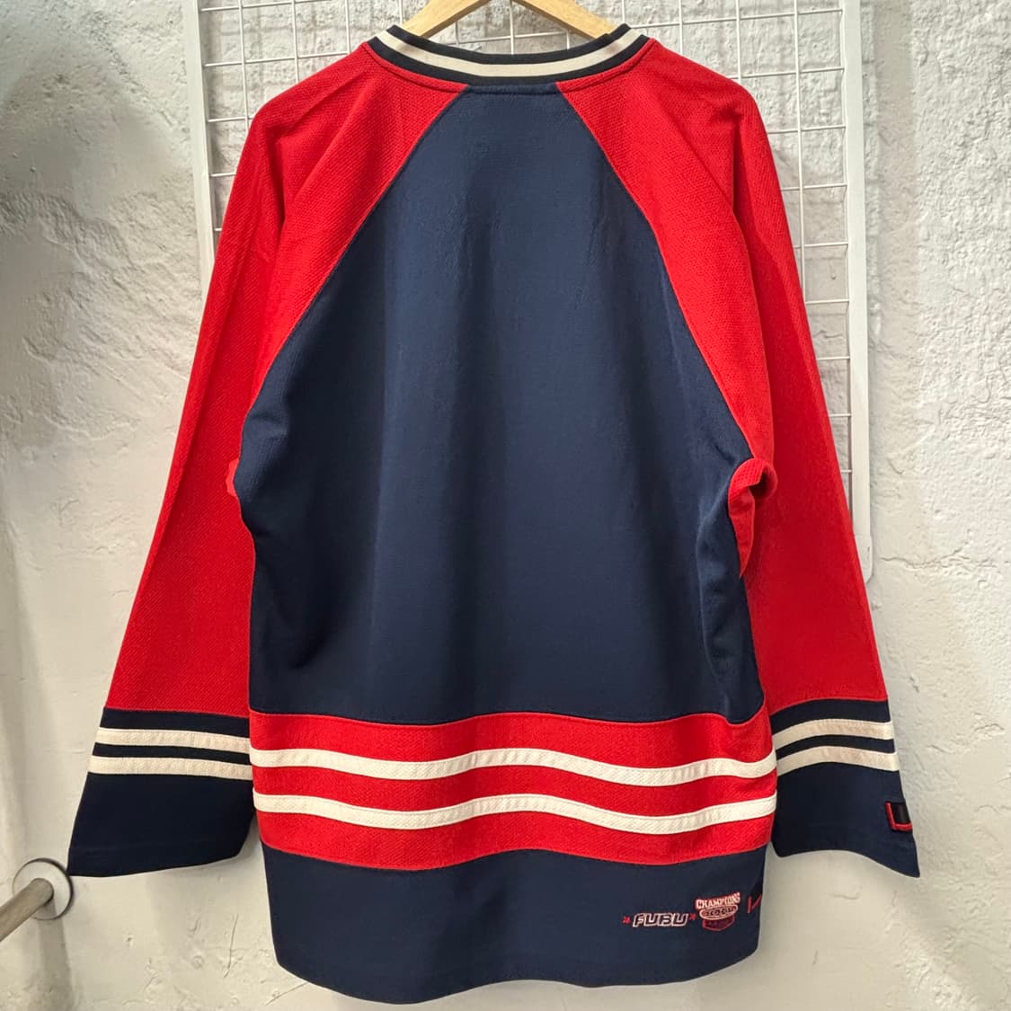 90s 후부 올드스쿨 메쉬 럭비 티셔츠 L 상품이미지2