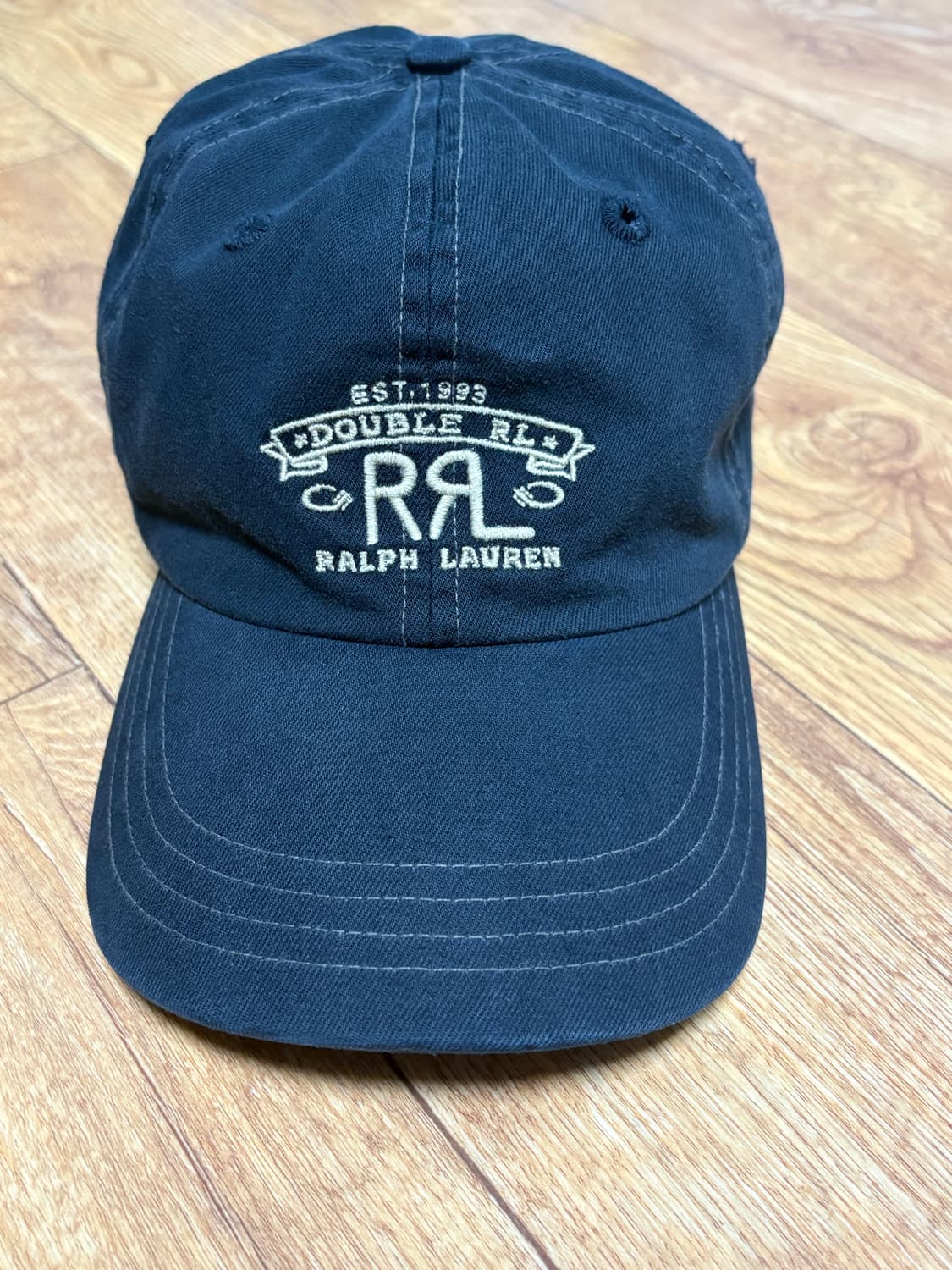 RRL 랜치 로고 트윌 볼 캡 상품이미지2