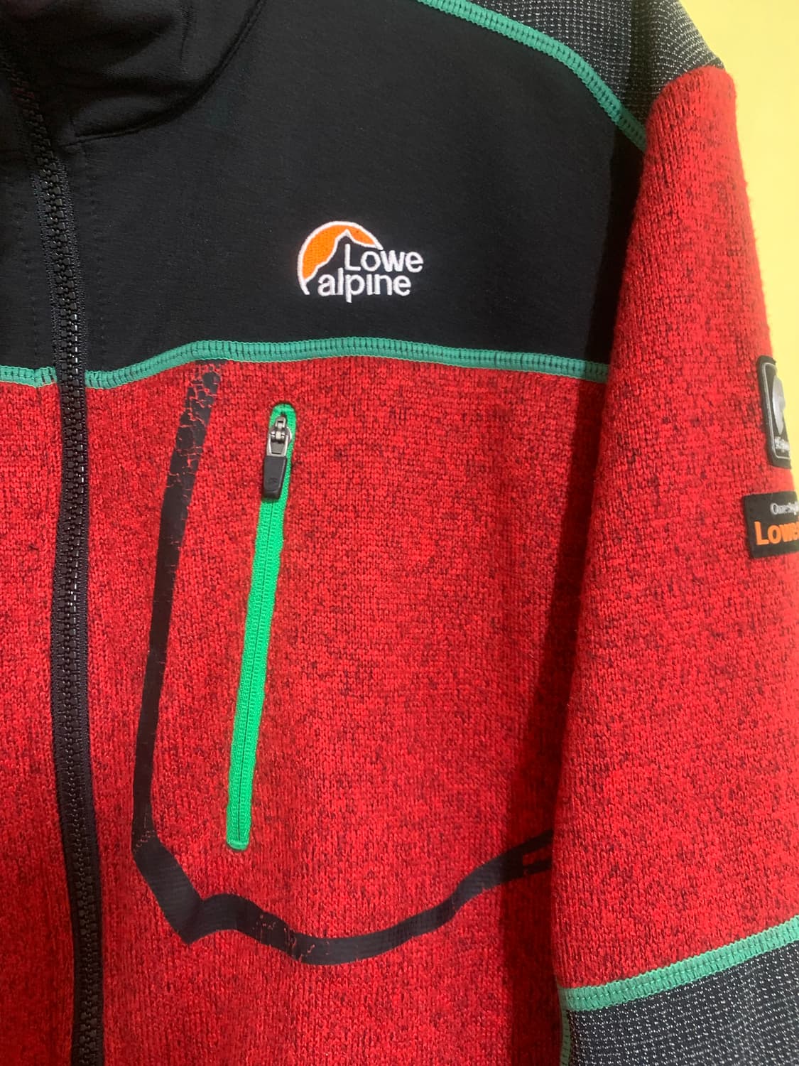 로우알파인 니트후리스 xl 판매합니다 상품이미지5