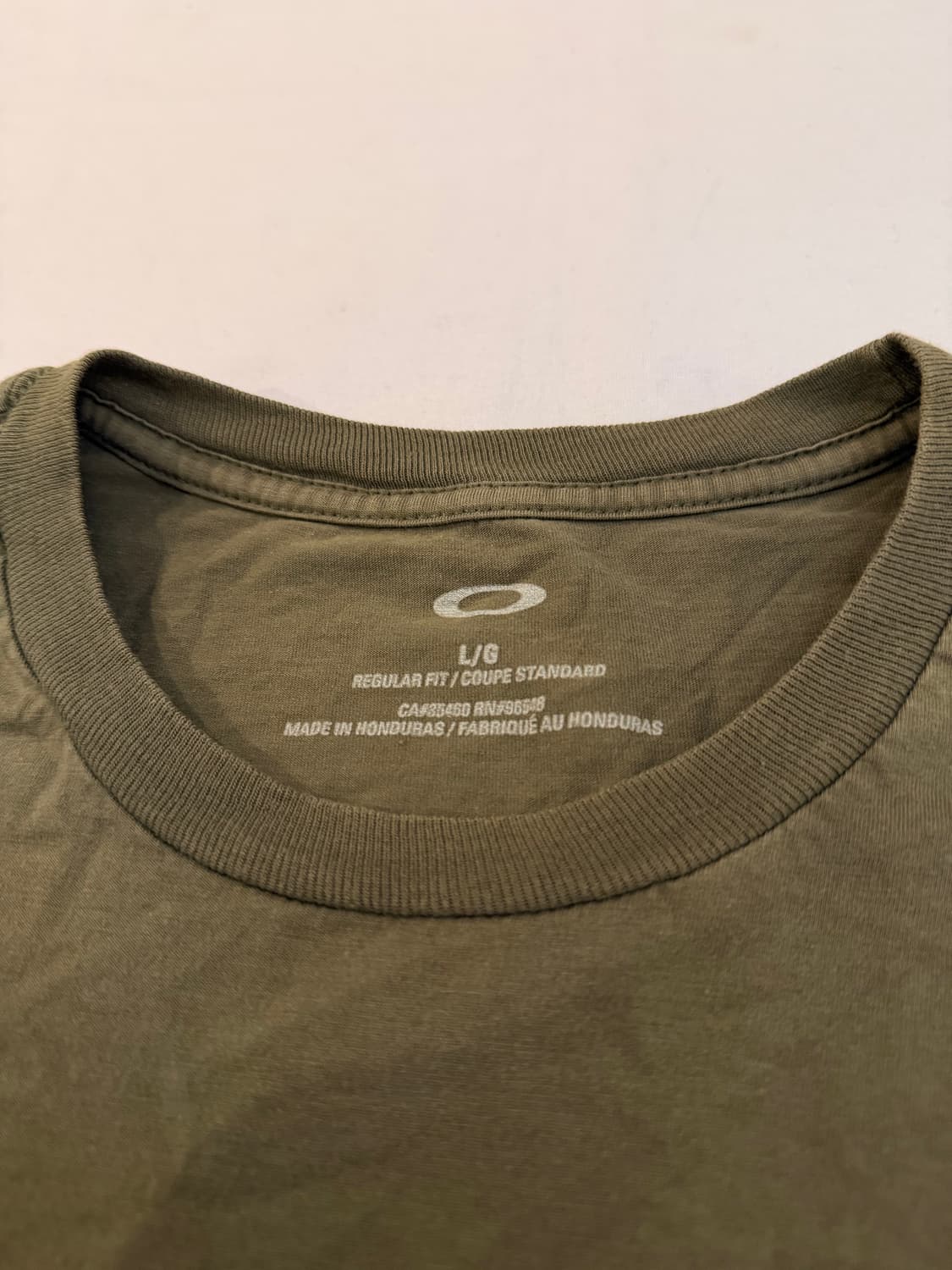 오클리 카모 빅로고 반팔 티셔츠 올리브 카키 상품이미지3