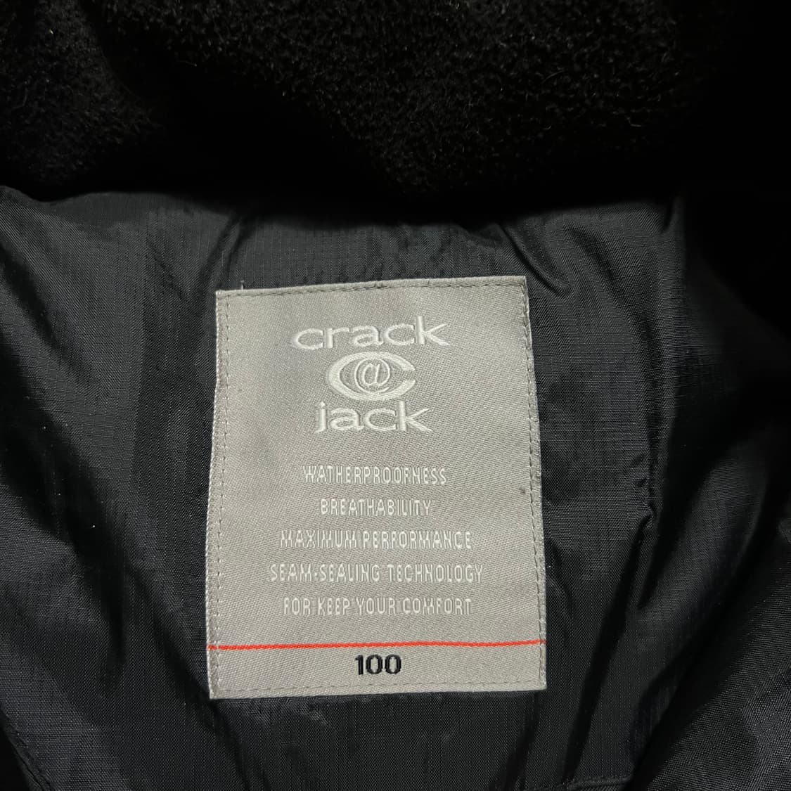 크랙잭 노리밋 800 덕다운 후드 파카 패딩 점퍼 [블랙] L/100 상품이미지7