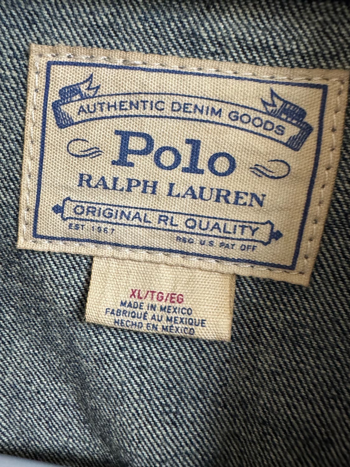 [XL]폴로 3세대 데님자켓(정품QR인증) 상품이미지2