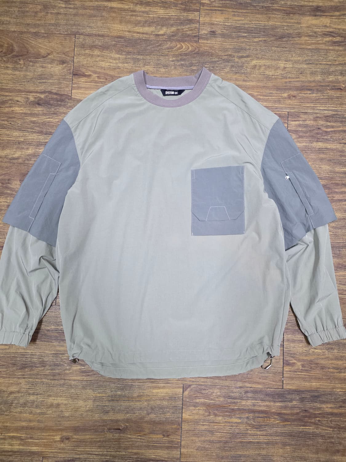 시스템옴므 우븐맨투맨 상품이미지3