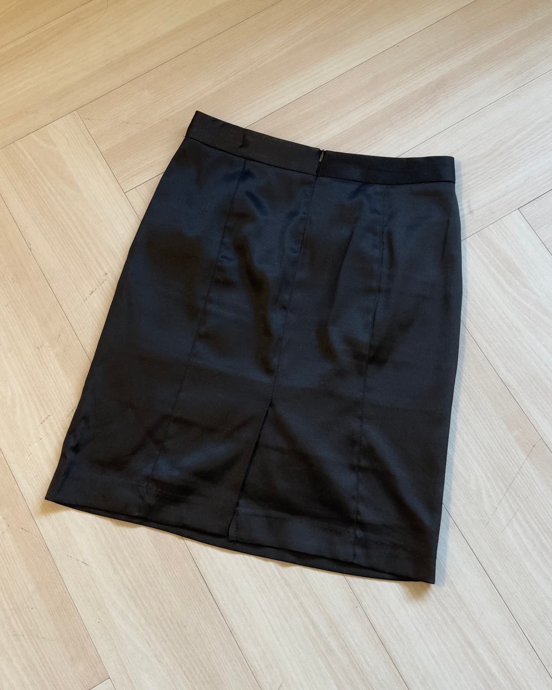 [vtg] wave layered satin skirt 상품이미지5