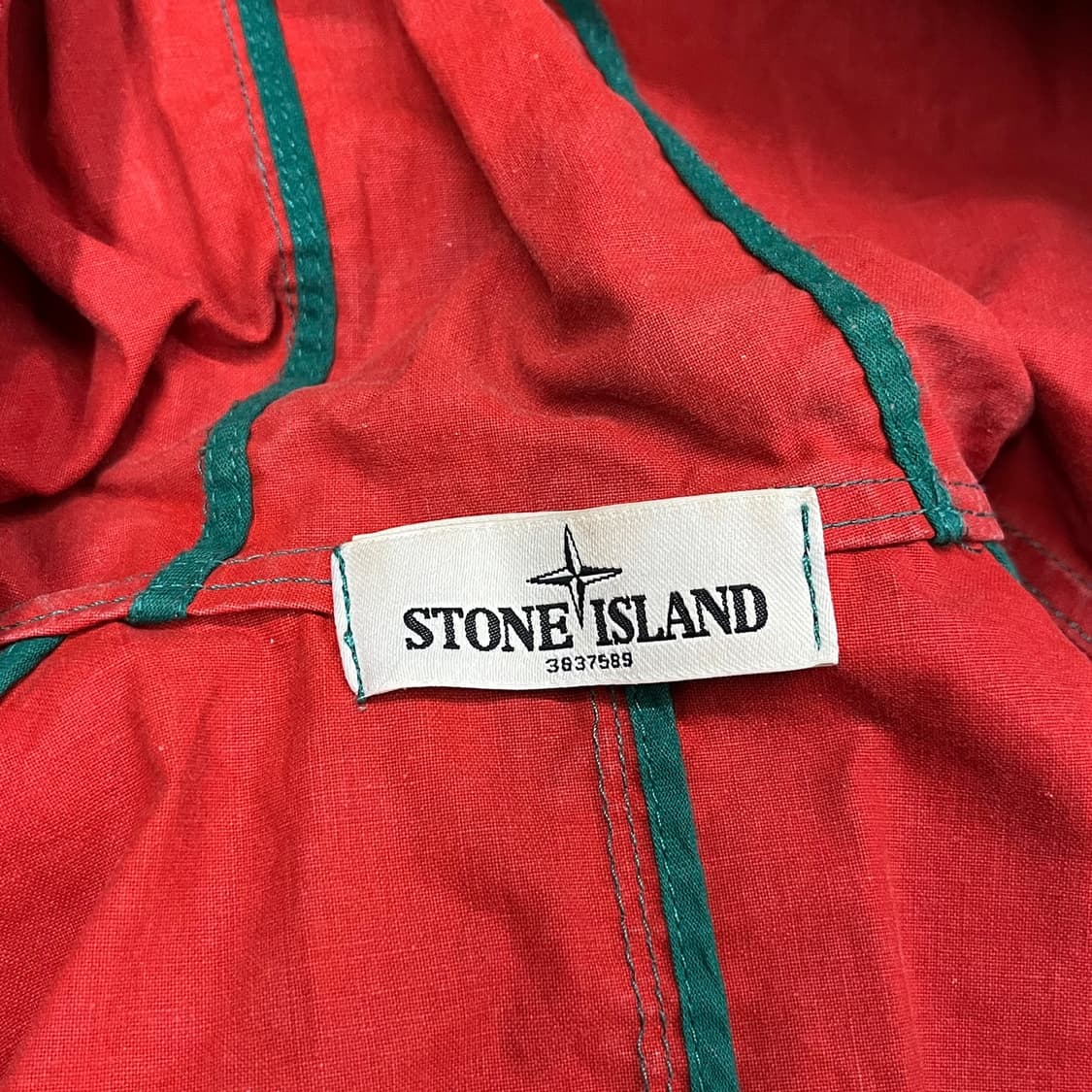 [정품/95] 스톤아일랜드 텔라 스텔라 그린 후드 자켓 b17 상품이미지5