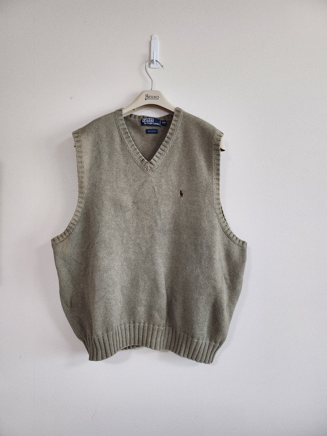 폴로랄프로렌 브이넥조끼 (XXL 상품이미지1