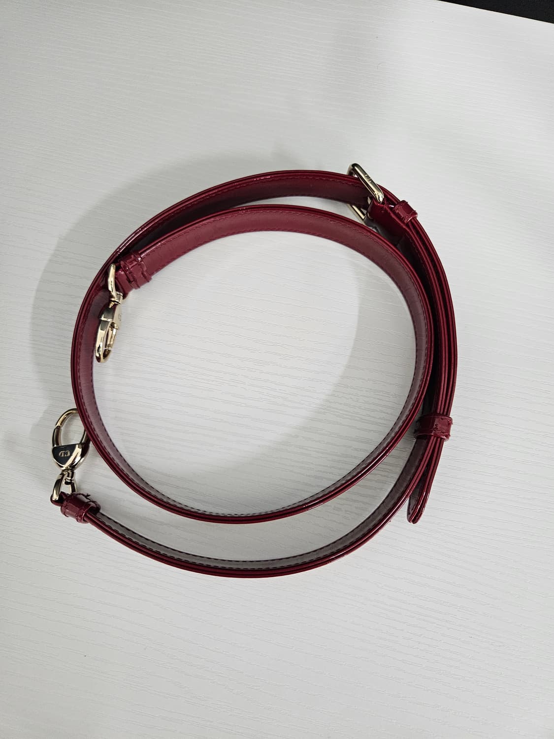 디올 레이디백 미니 체리 레드 (S급 새상품급) 영수증 포함 풀구성 상품이미지9