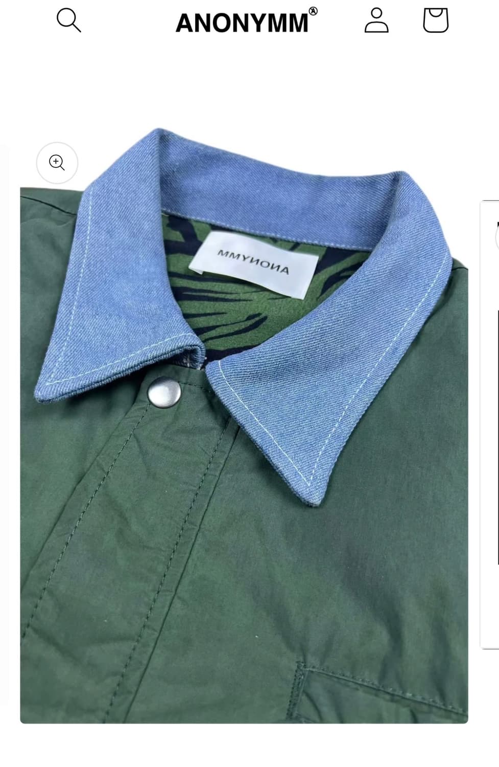 ANONYMM Greenwood jacket 50size 빈티지 상품이미지3