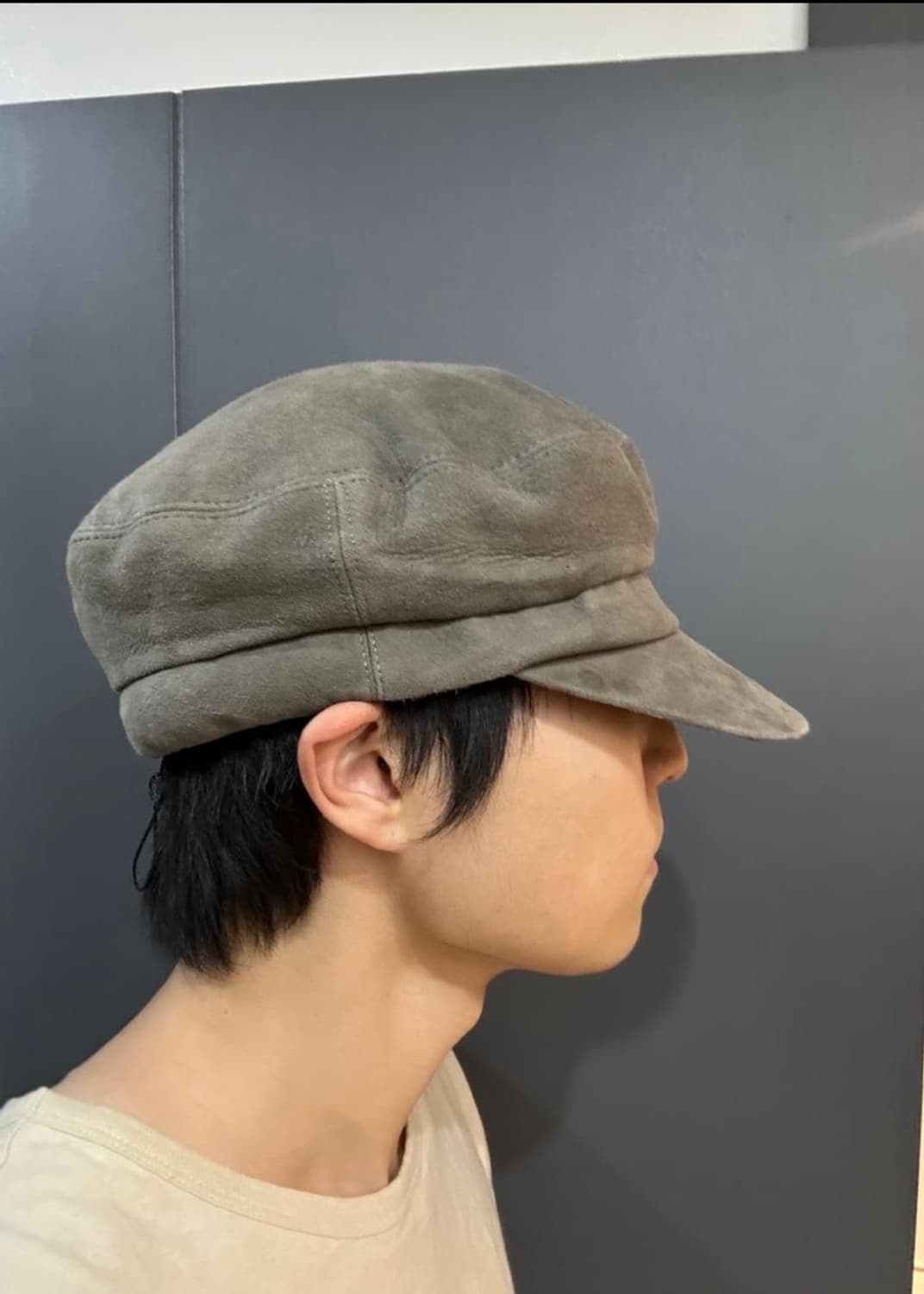 Kijima takayuki goat suede casquette hat 상품이미지1