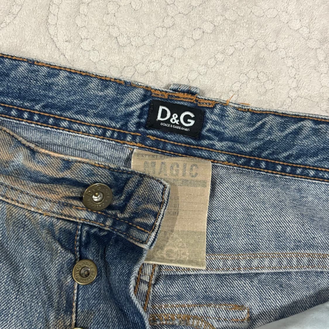 D&G 돌체앤가바나 아카이브 디스트레스드 데님 상품이미지2