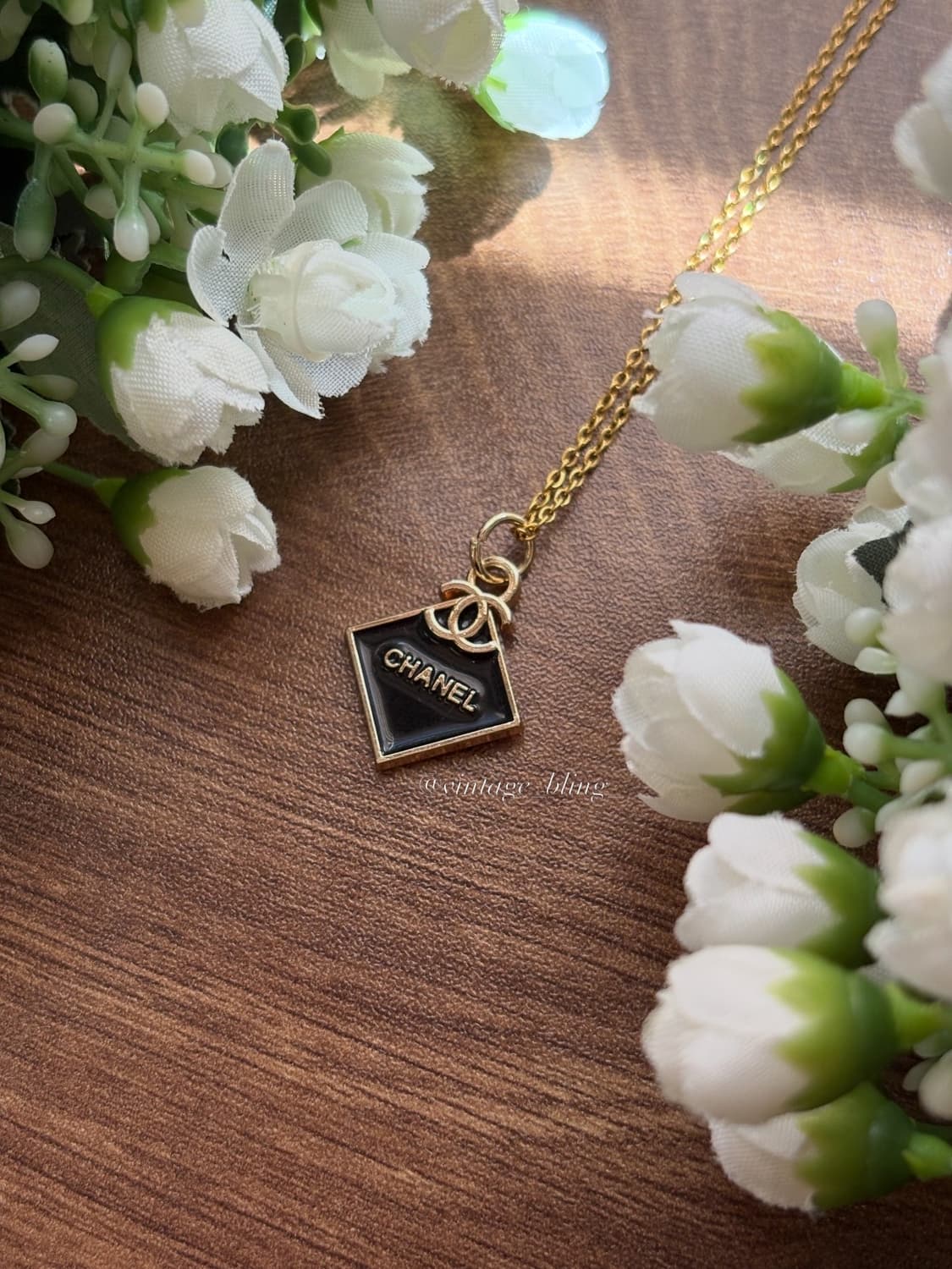 샤넬 다이아몬드 골드 목걸이 상품이미지2