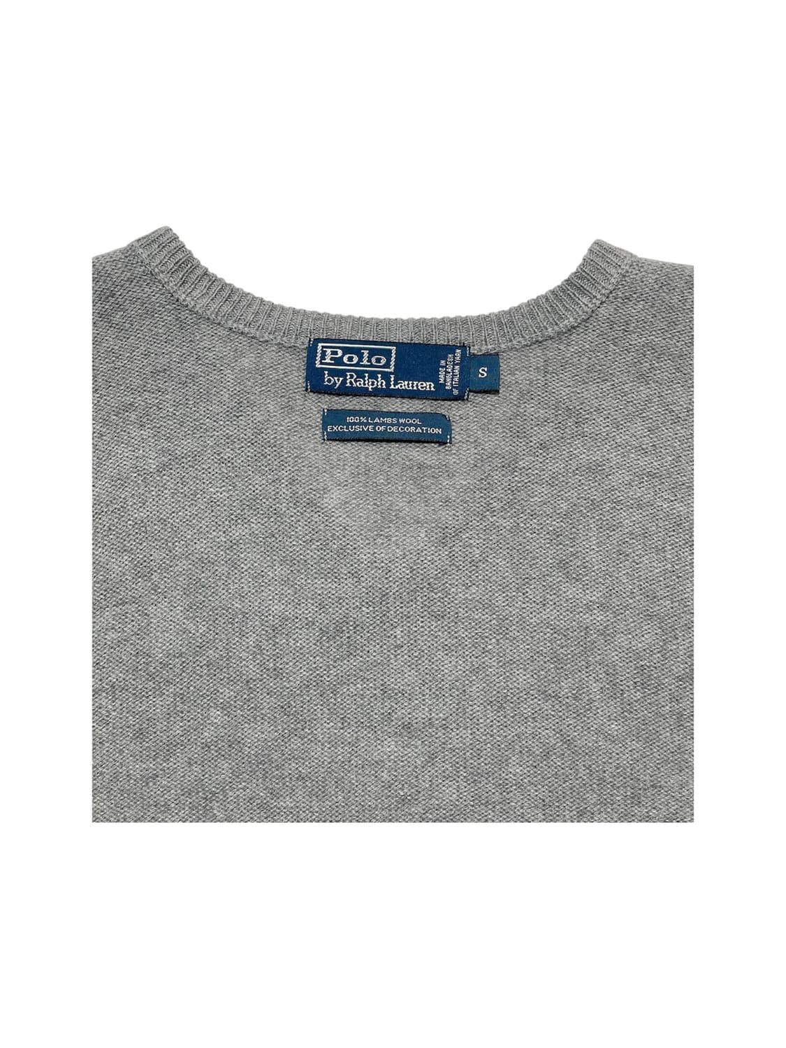 폴로 랄프로렌 브이넥 램스울 니트 상품이미지3