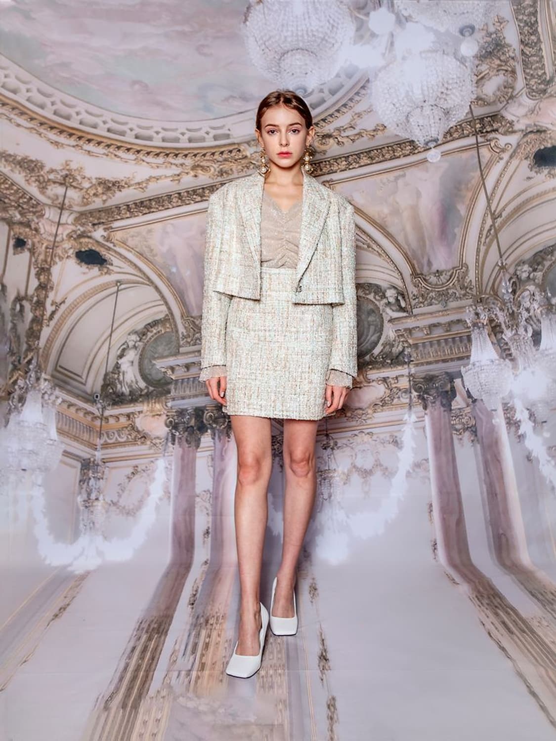 아수라 스프링 트위드 자켓 상품이미지3