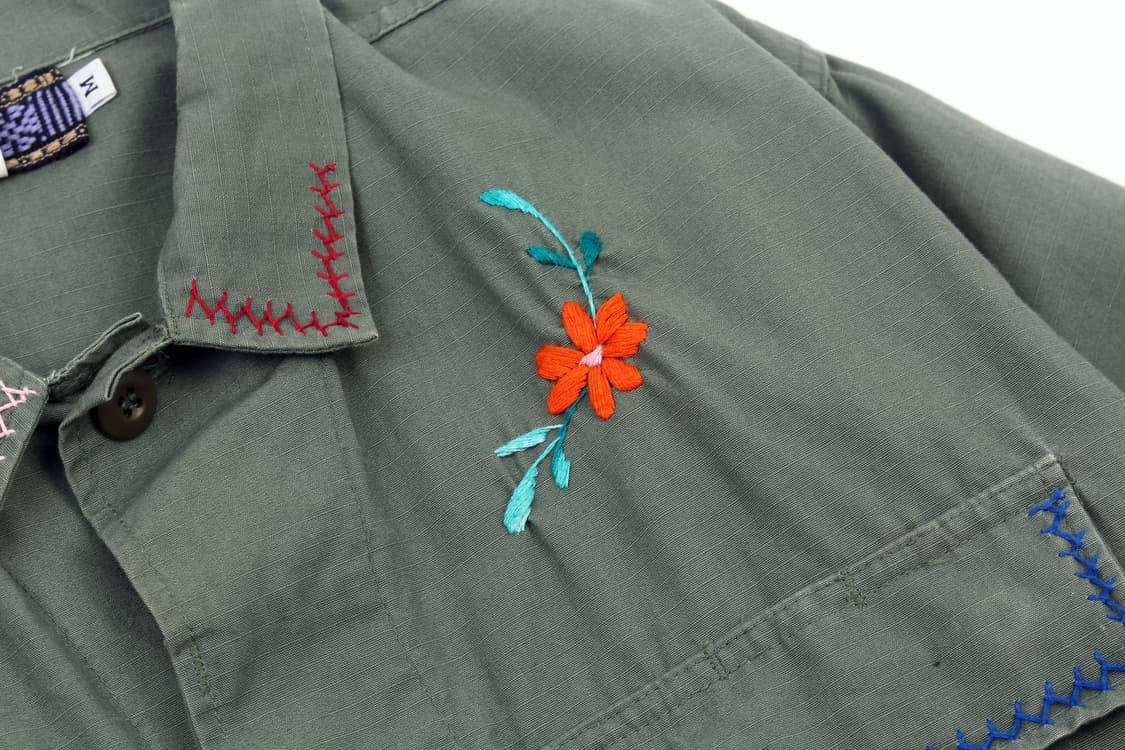 OXCAAA Hand Crafted Military Jacket Made 상품이미지3