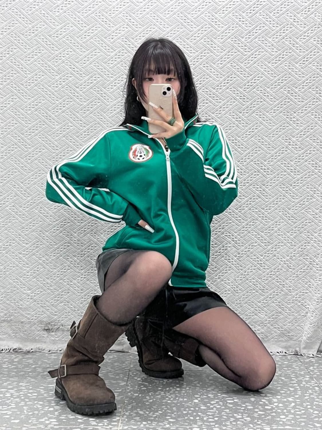 아디다스 올드스쿨 희귀 멕시코 FMF 국대 져지 집업 95 C10934 상품이미지1