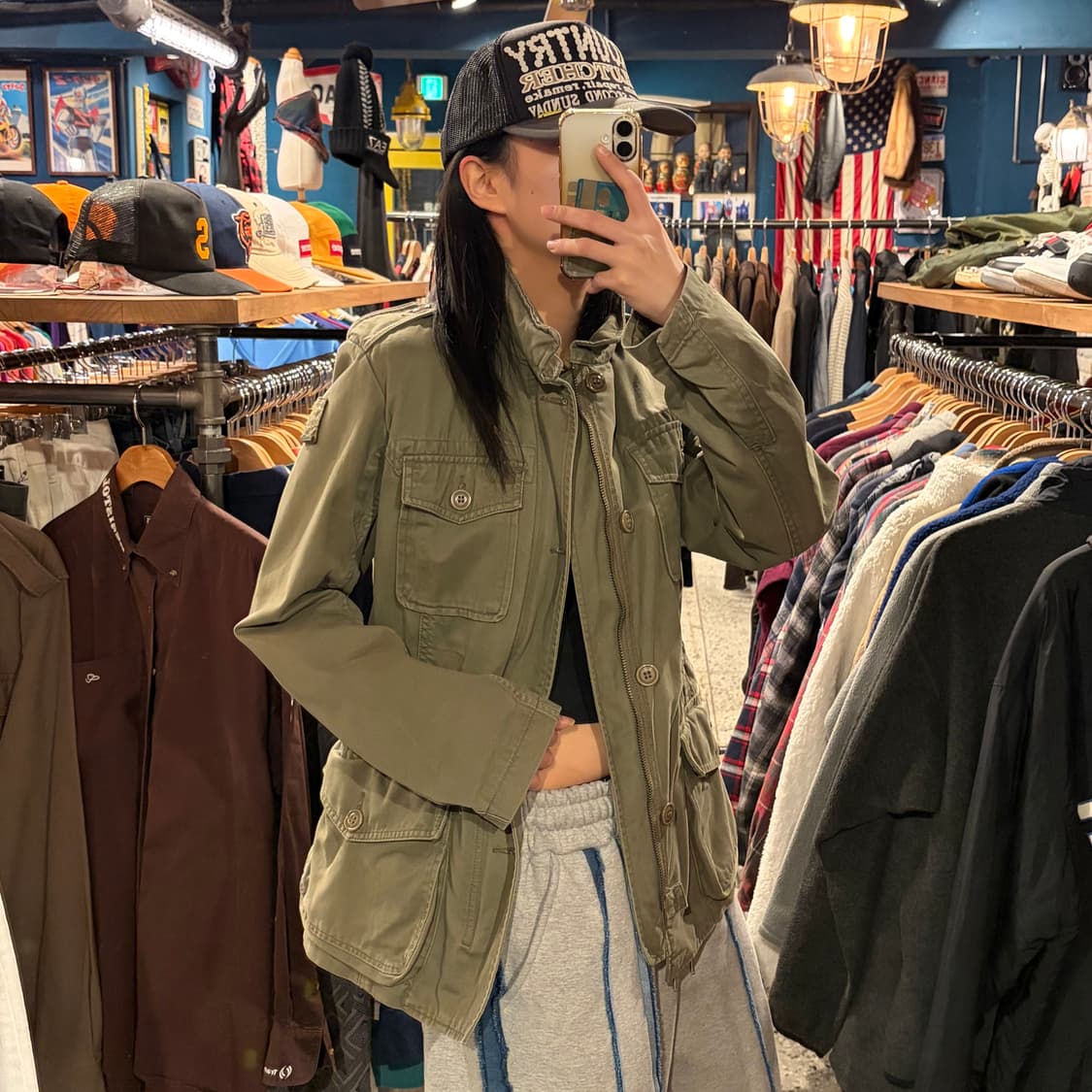 DIESEL 디젤 m65 포켓 필드 자켓 상품이미지4