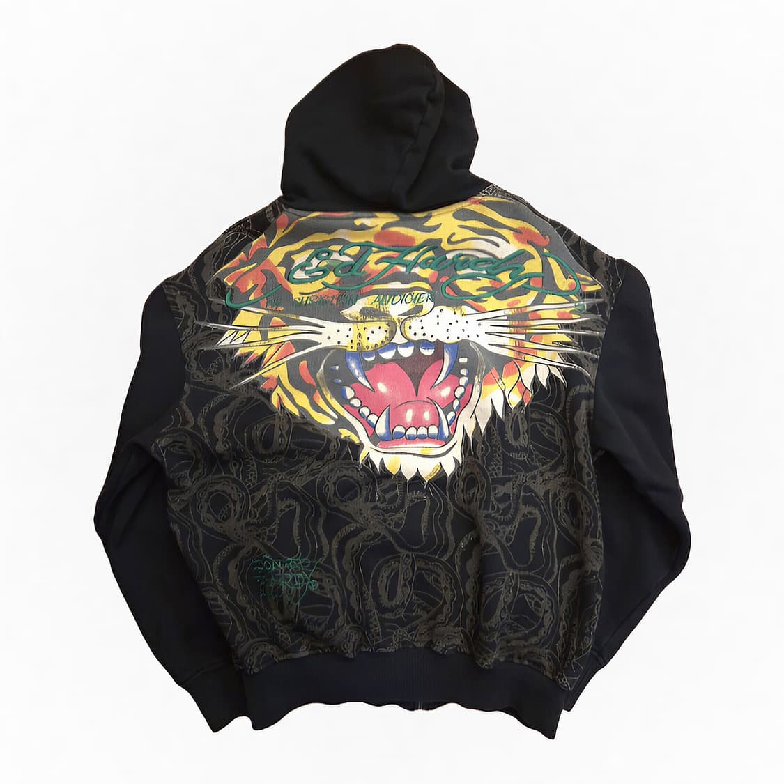 에드 하디 멜로즈 호랑이 프린트 후드 집업 상품이미지4