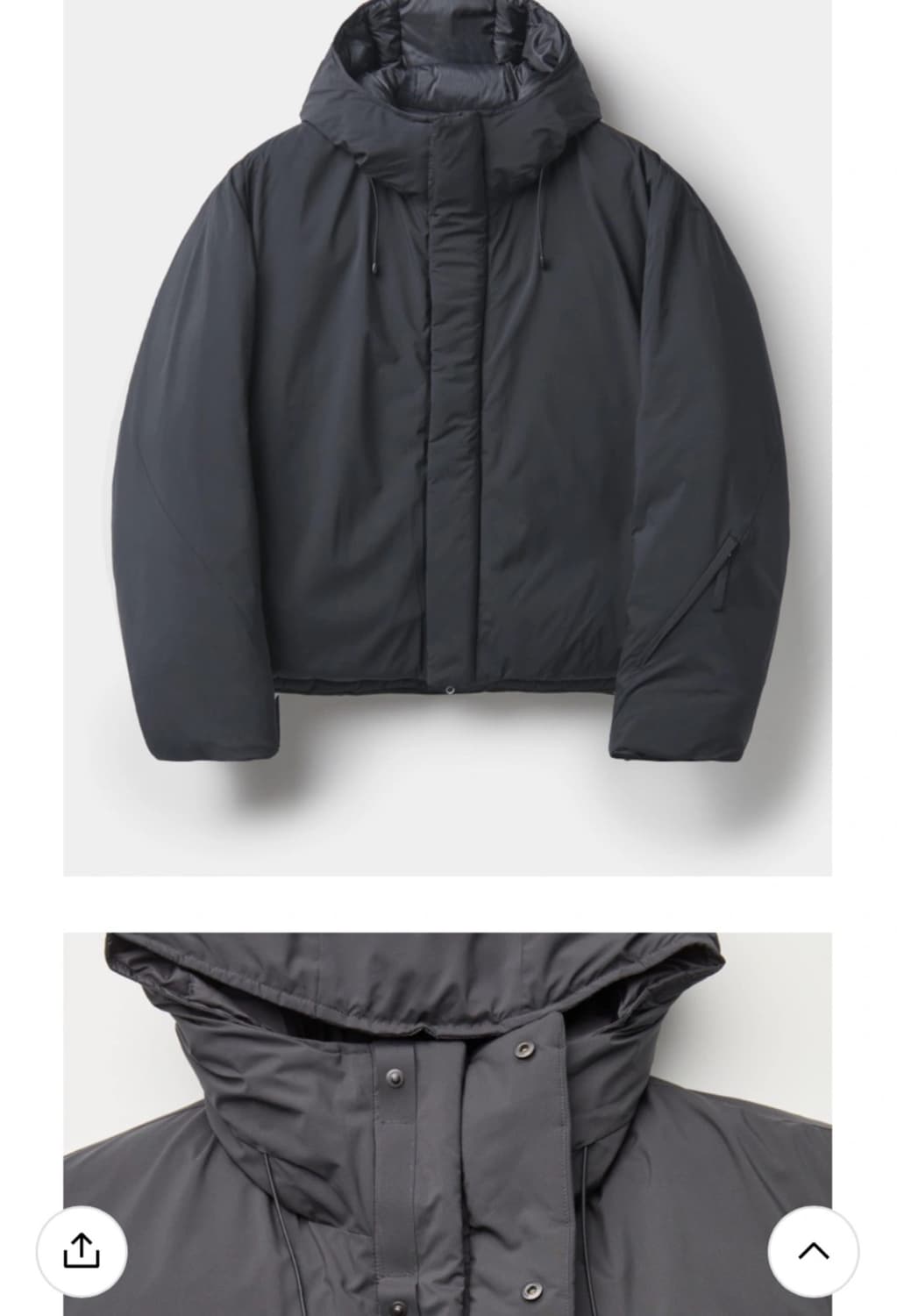 쿠어 워터 리펠런트 구스다운 패딩 상품이미지8