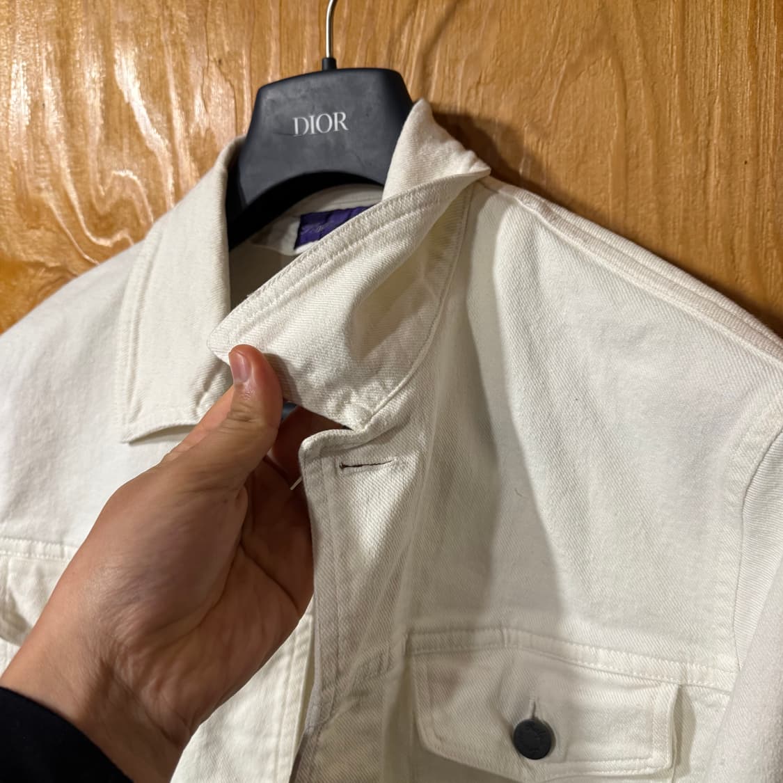 랄프로렌 퍼플라벨 화이트 데님 트러커 자켓 상품이미지5