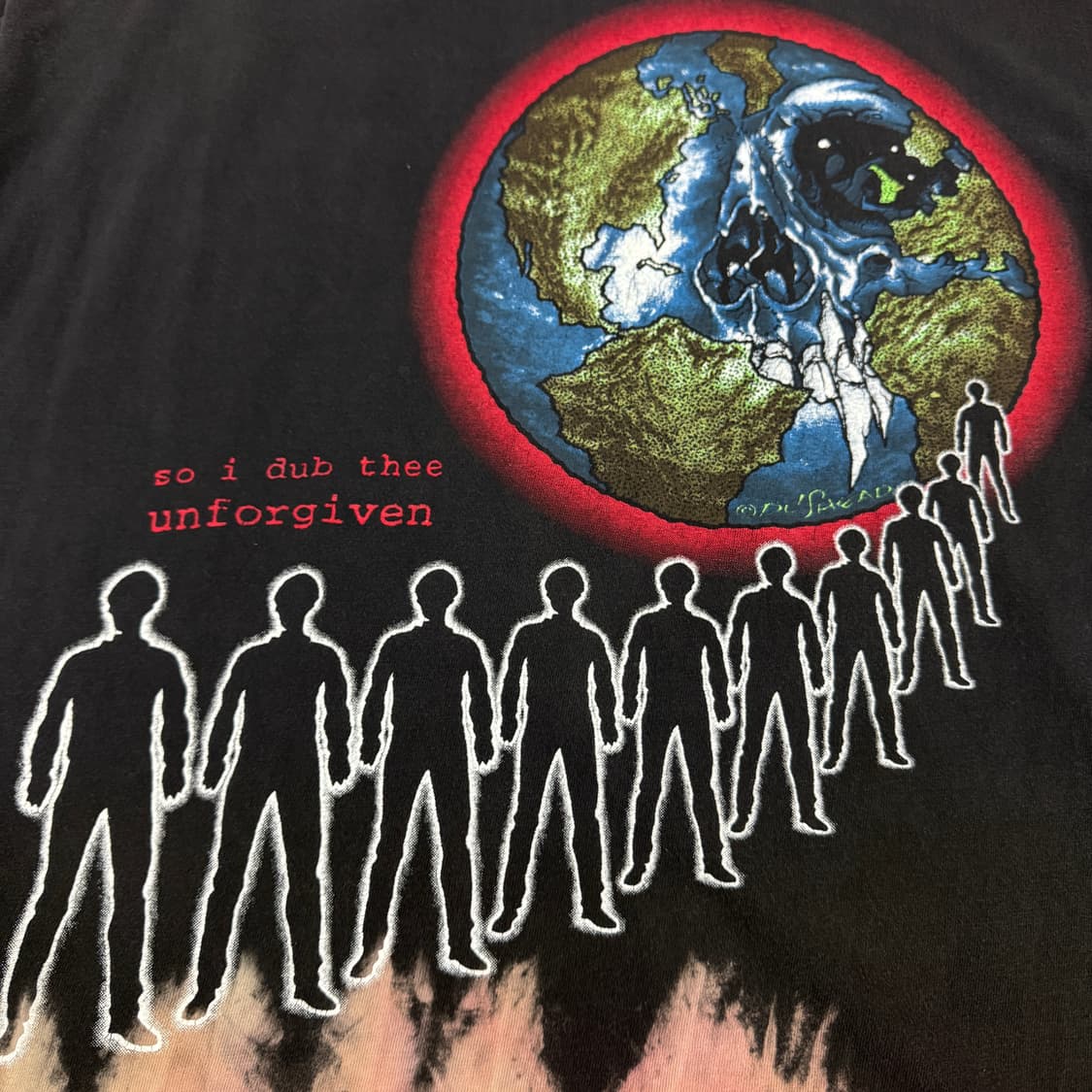 빈티지 90s Metallica 메탈리카 타이다이 티셔츠 상품이미지6