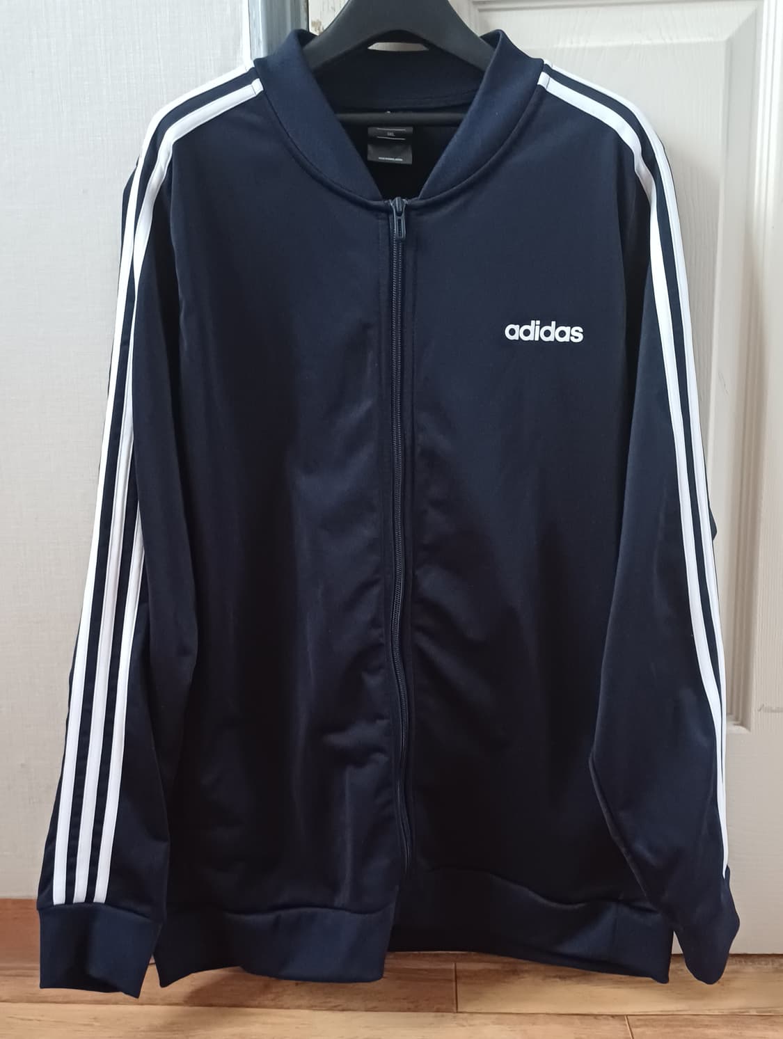 아디다스 네이비 남색 삼선 져지 트랙탑 3XL 남성 상품이미지1