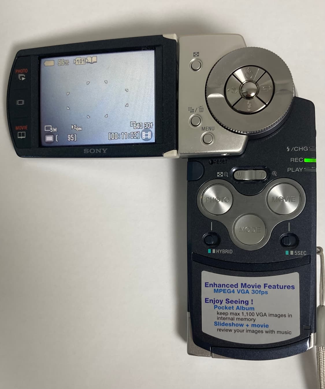 희귀종) 소니 사이버샷 sony cyber-shot dsc-m2 실버 상품이미지4