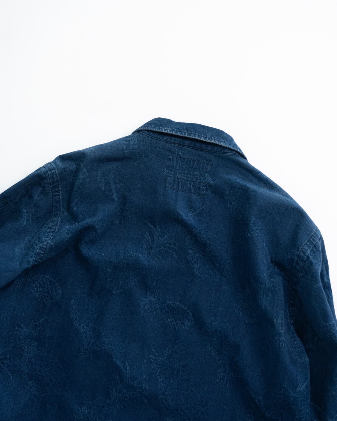 유니버셜 웍스 인디고 파인애플 자카드 워크 자켓 상품이미지6