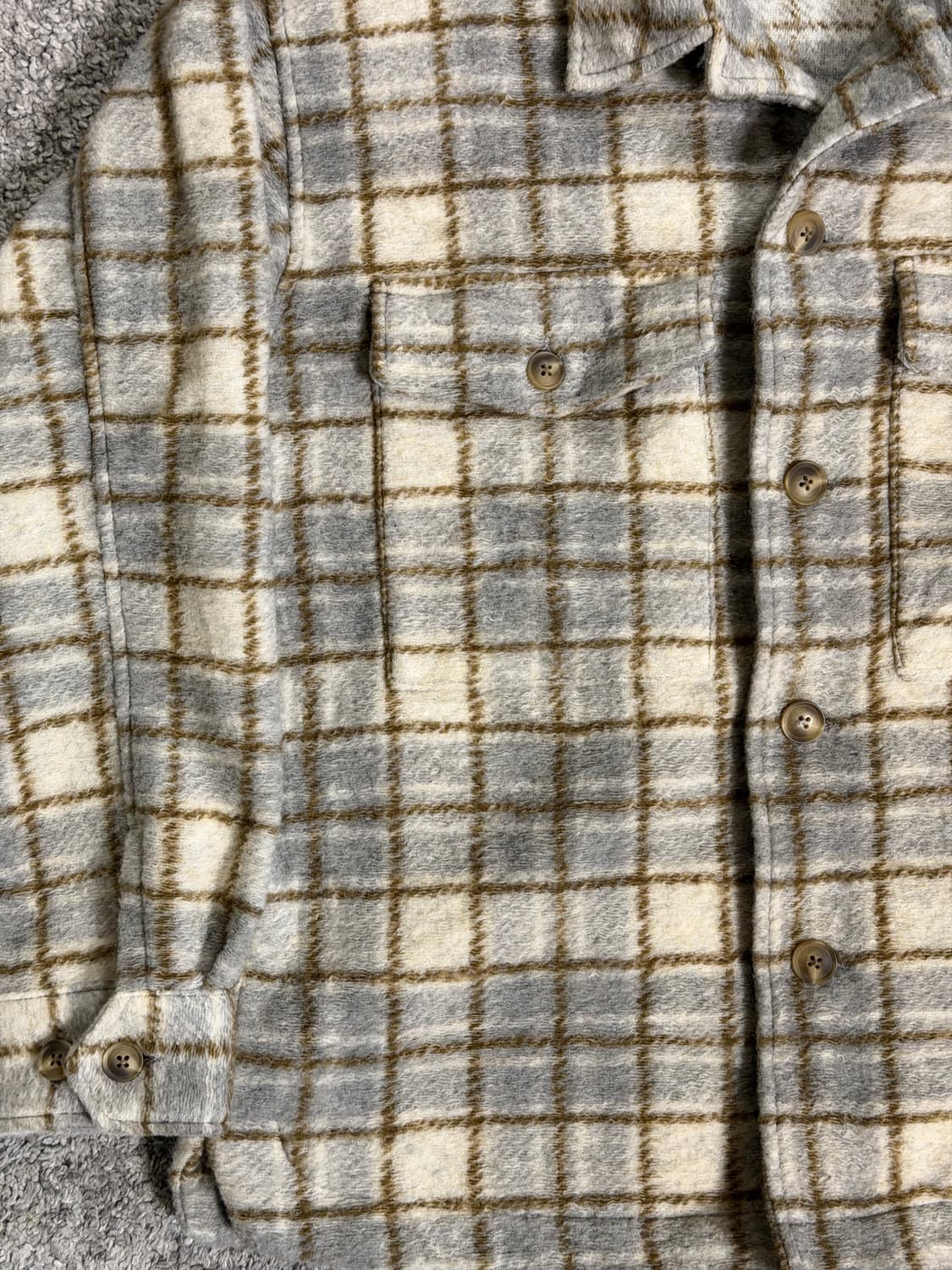 빔즈하트 니트 CPO 체크 셔츠자켓 상품이미지4