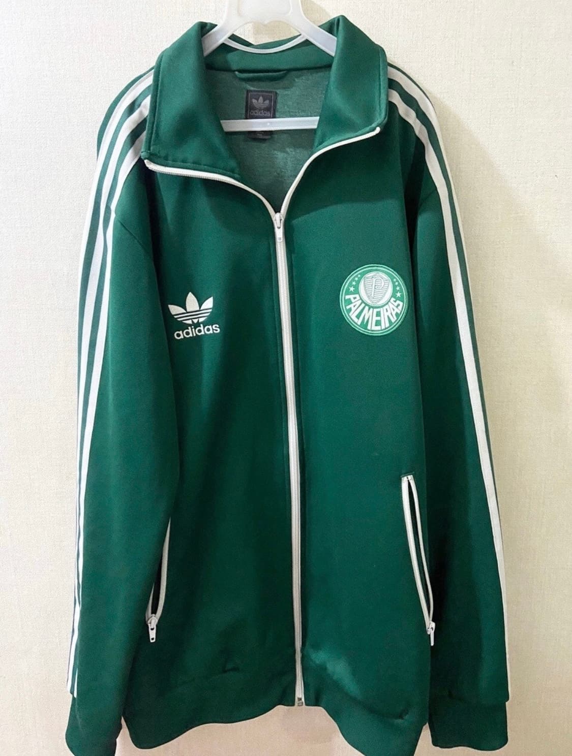 아디다스 팔메이라스 져지 110 축구 트랙탑 초록 흰초 트레이닝 집업  상품이미지1