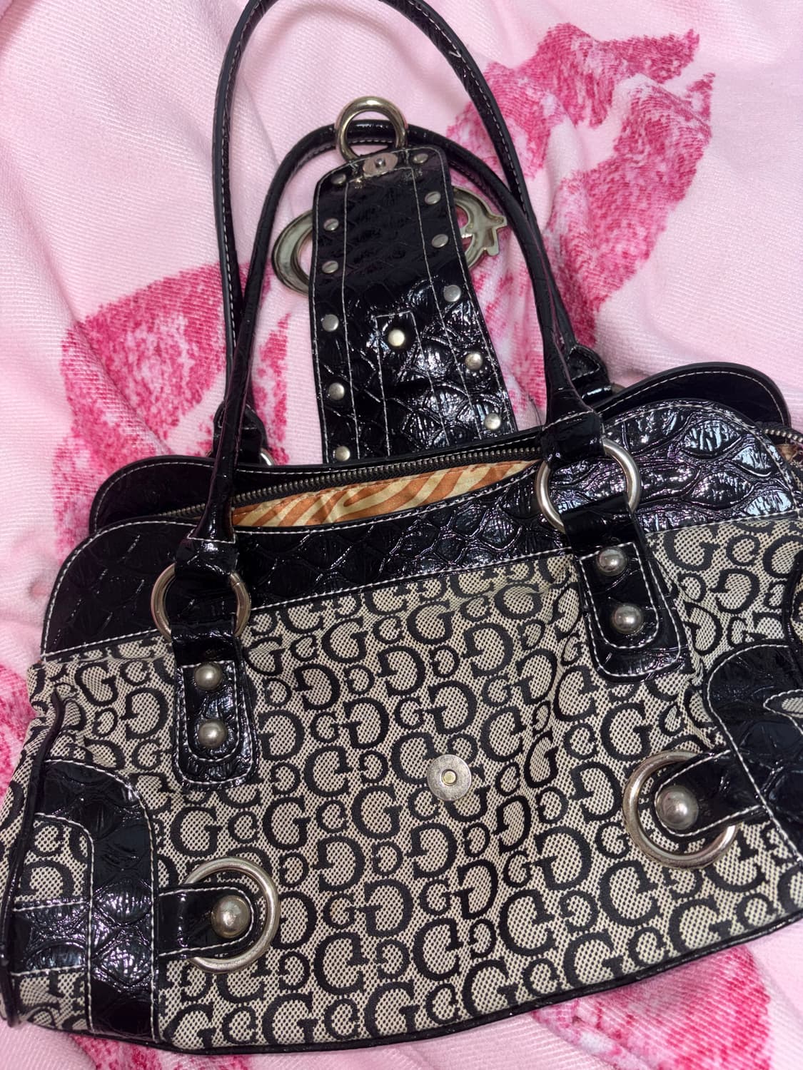 오네 갸루 게스 빈티지 가방 상품이미지2