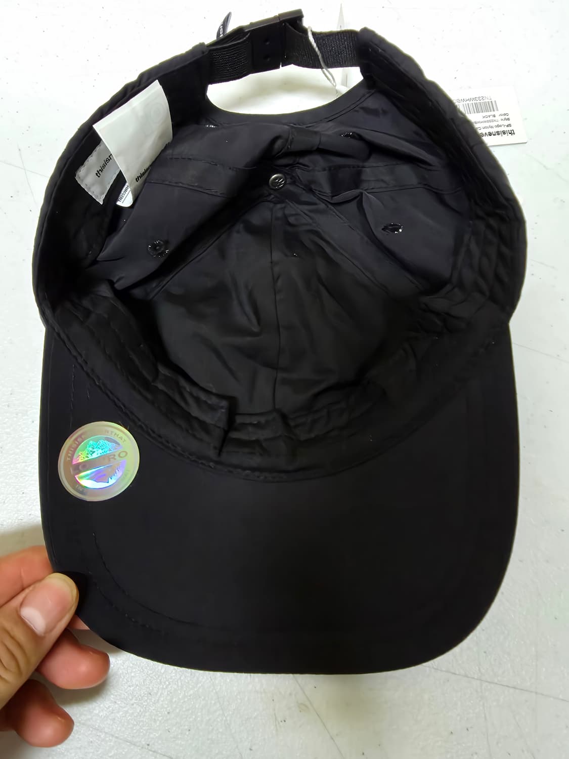 디스이즈네버댓 나일론 캡 미사용품  상품이미지5