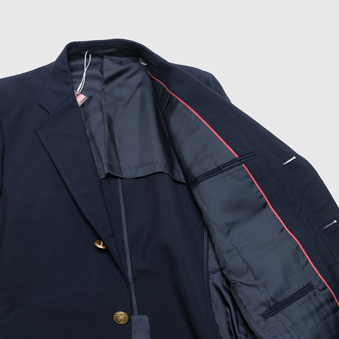 gold button 3roll2 dark navy blazer 상품이미지5