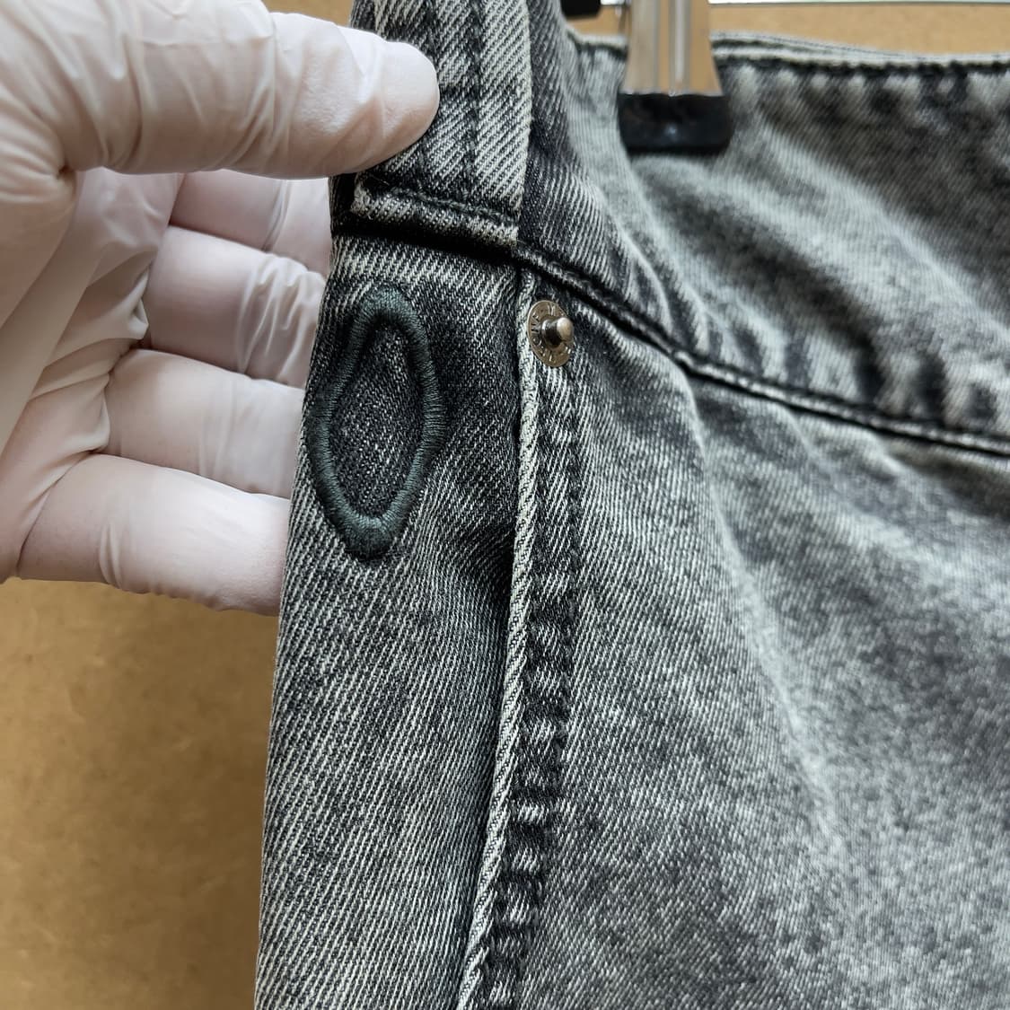 미스치프 롬버스 슬라우치 워시드 진 상품이미지7