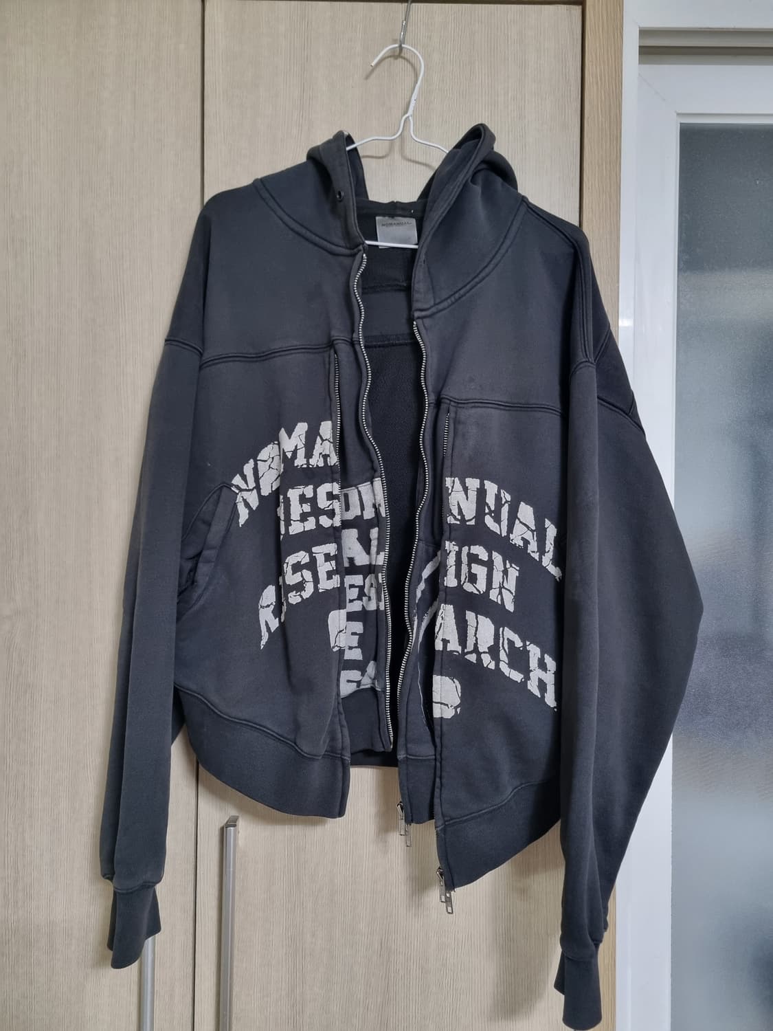 노매뉴얼 OVERDYED D.F.L 후드집업 [m] 상품이미지2