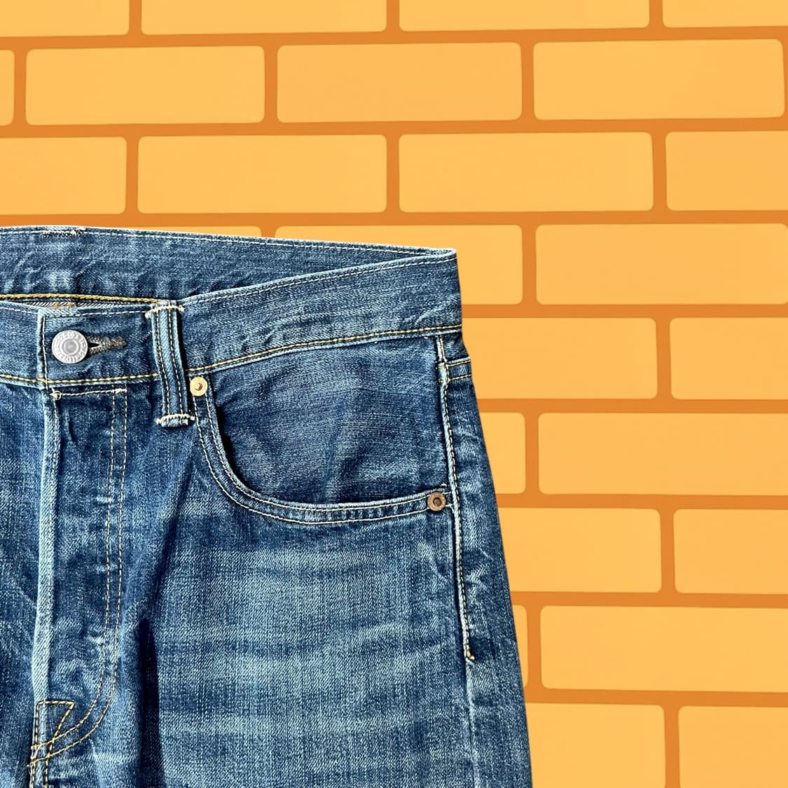 00s 리바이스 501 데님 팬츠 (31) 상품이미지5