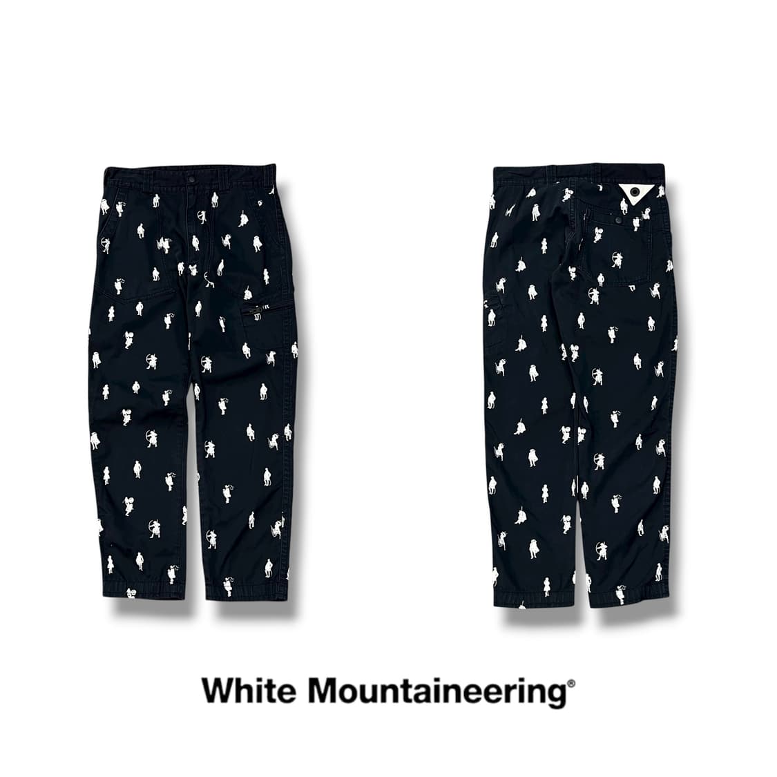  화이트 마운티니어링 패턴 워크 팬츠 y14074 상품이미지1