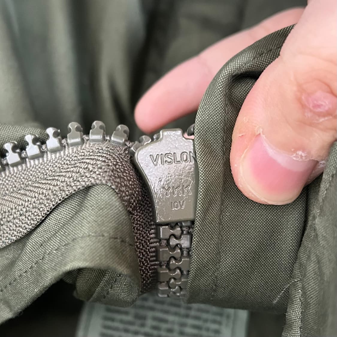 미군 오리지널 M-65 피쉬테일 개파카 야상 상품이미지8