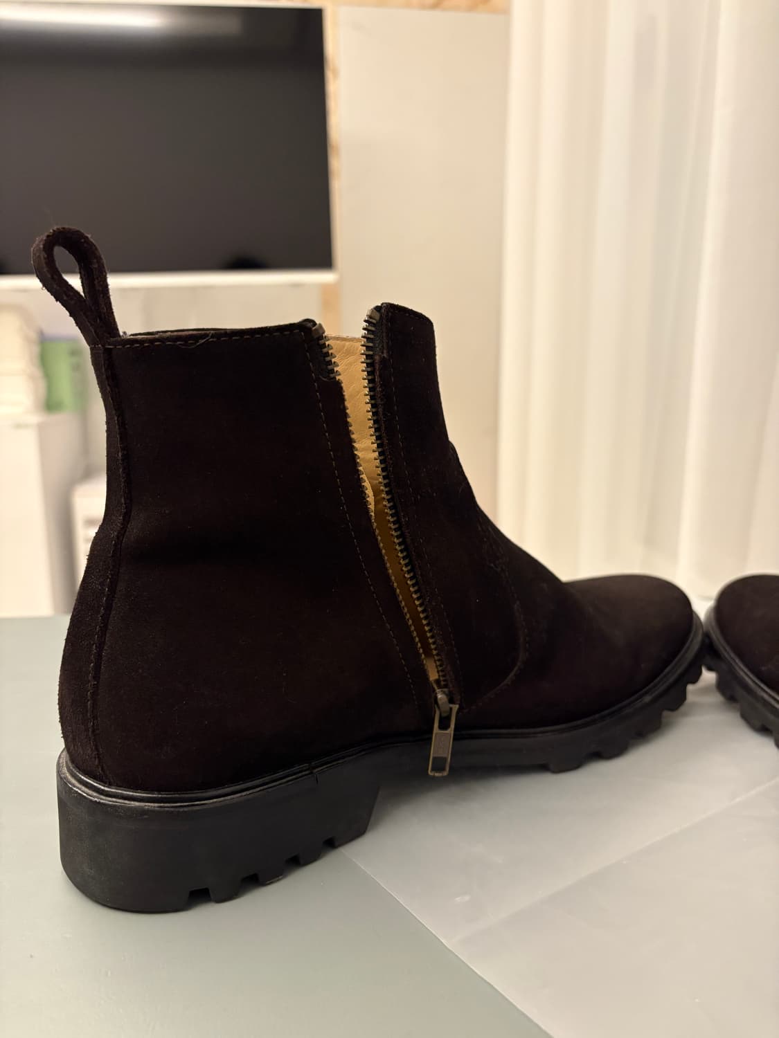 아페쎄 APC 스웨이드 첼시 부츠 260mm 상품이미지6