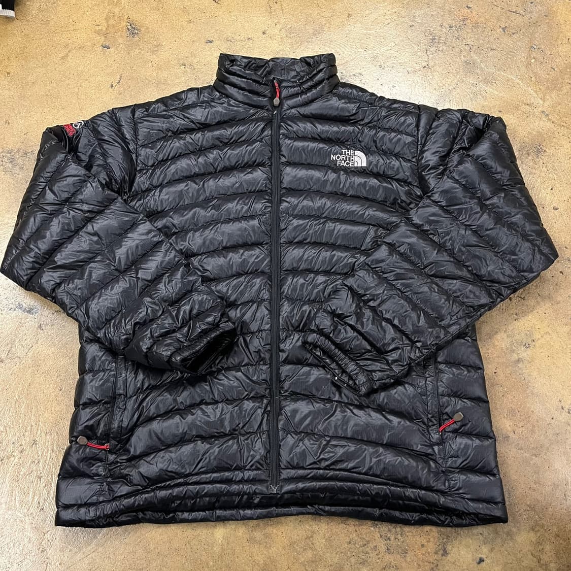 [정품/105] 노스페이스 블랙 경량 패딩 자켓 b14 상품이미지1
