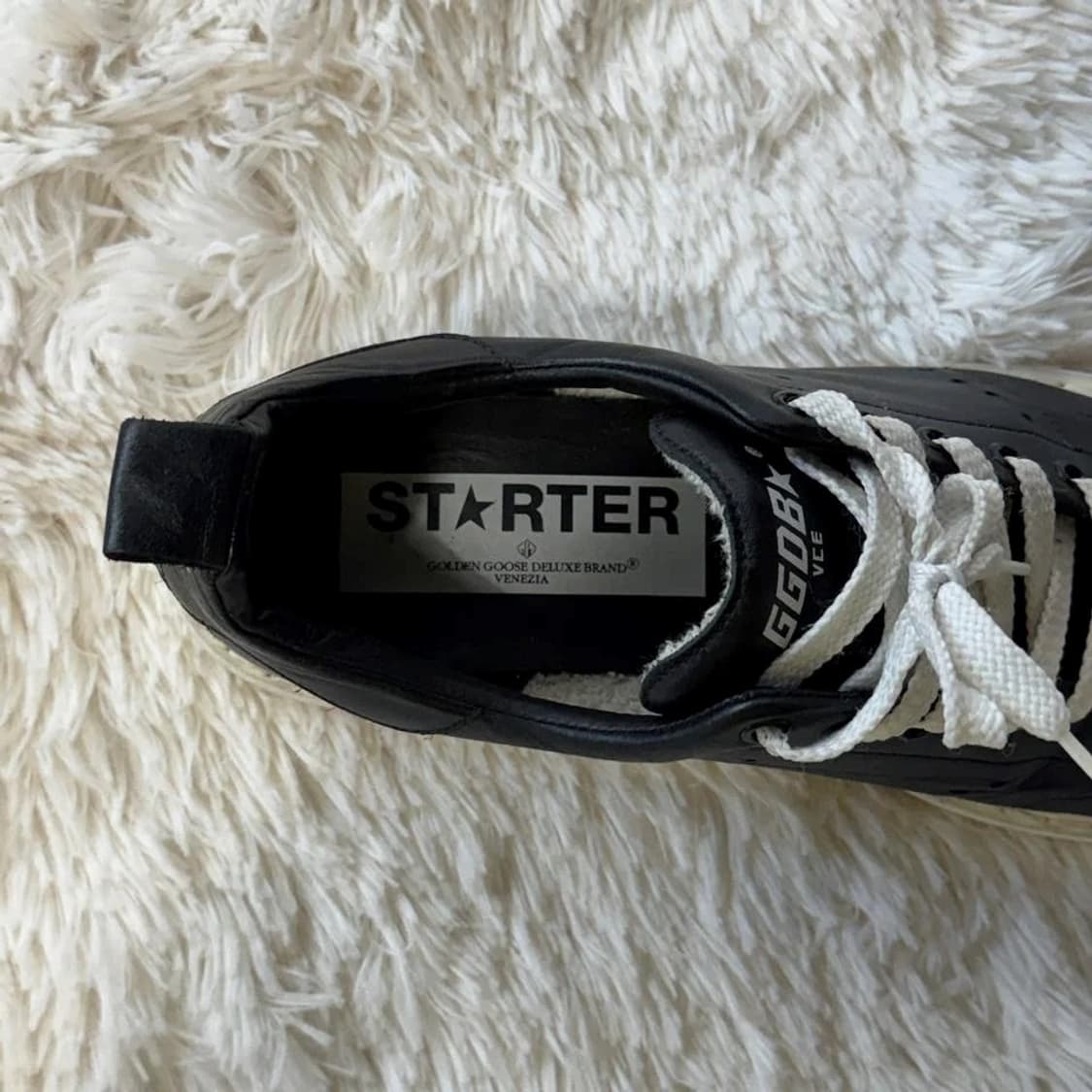 골든구스 디럭스 블랙 레더 스타터 남성 스니커즈 상품이미지5