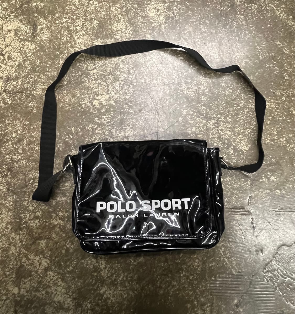 90s 폴로 스포츠 블랙 메신저백 상품이미지1