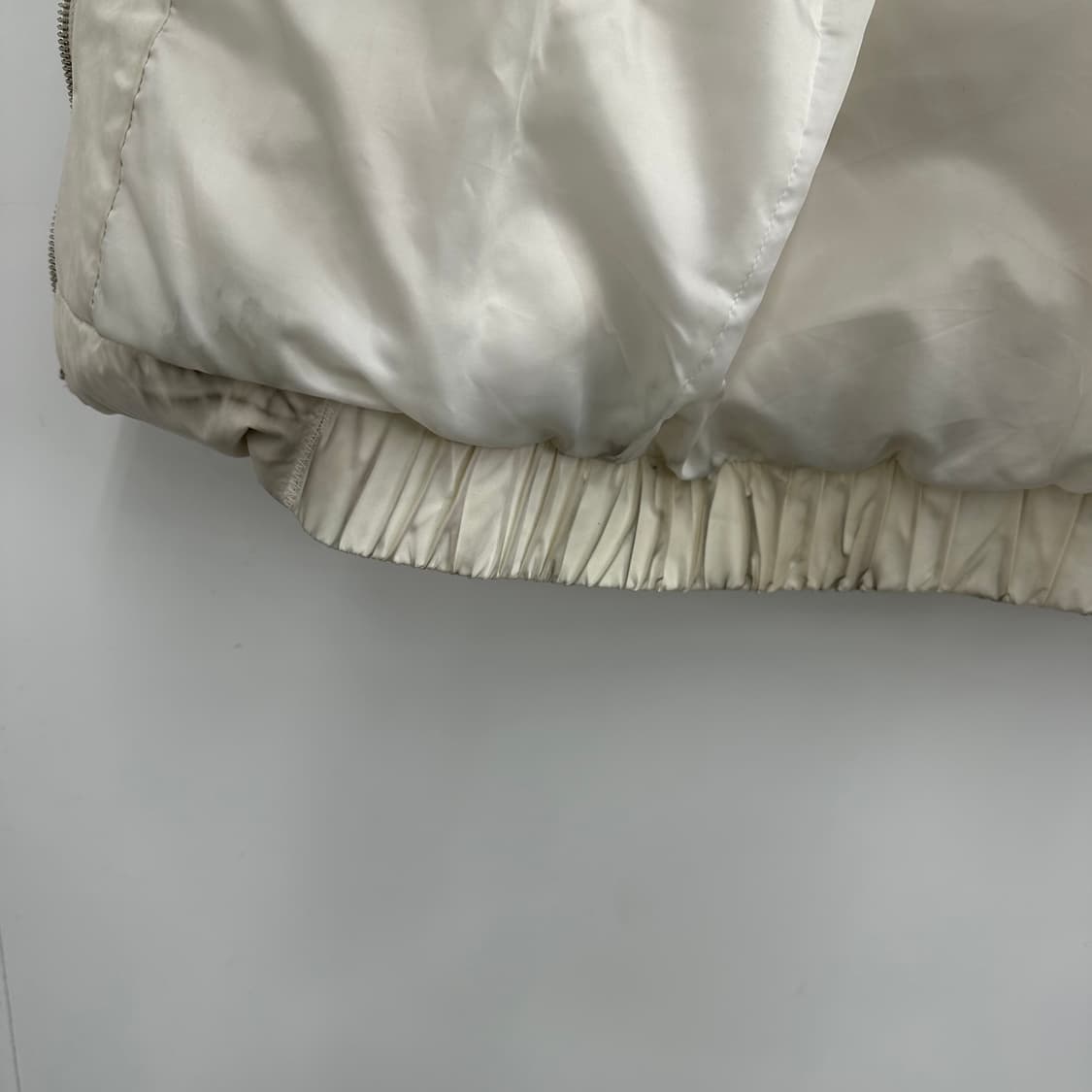 90 마쥬 maje 여자 램스킨 라쿤퍼 덕다운 패딩 상품이미지5