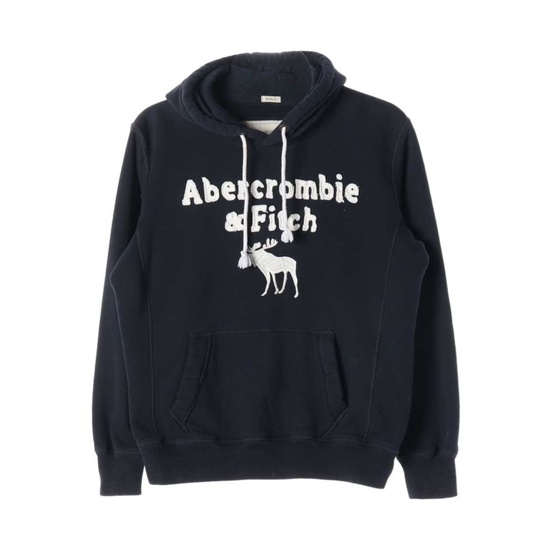 아베크롬비 앤 피치 빅로고 무스 자수 후드티 S 상품이미지1