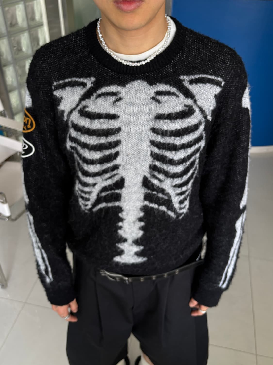 X AAO REAL BONE mohair blend knit  니트 상품이미지1